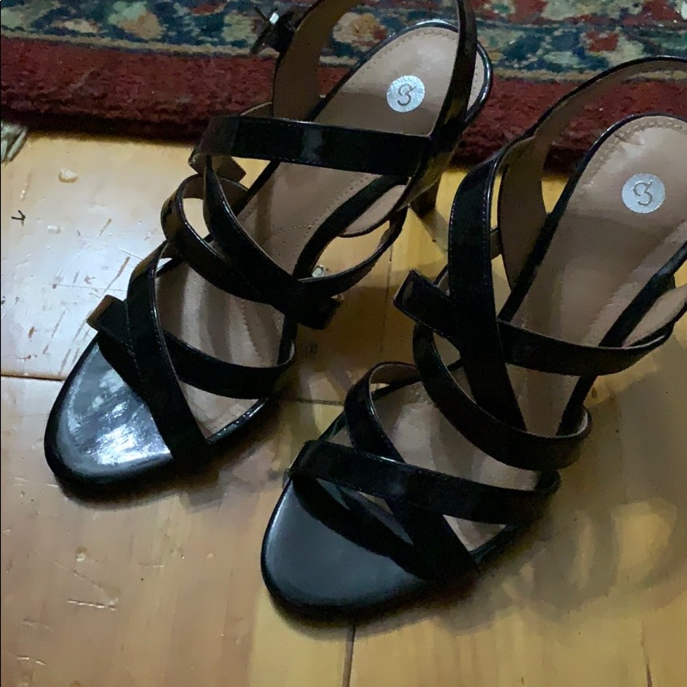 Patent leather heels